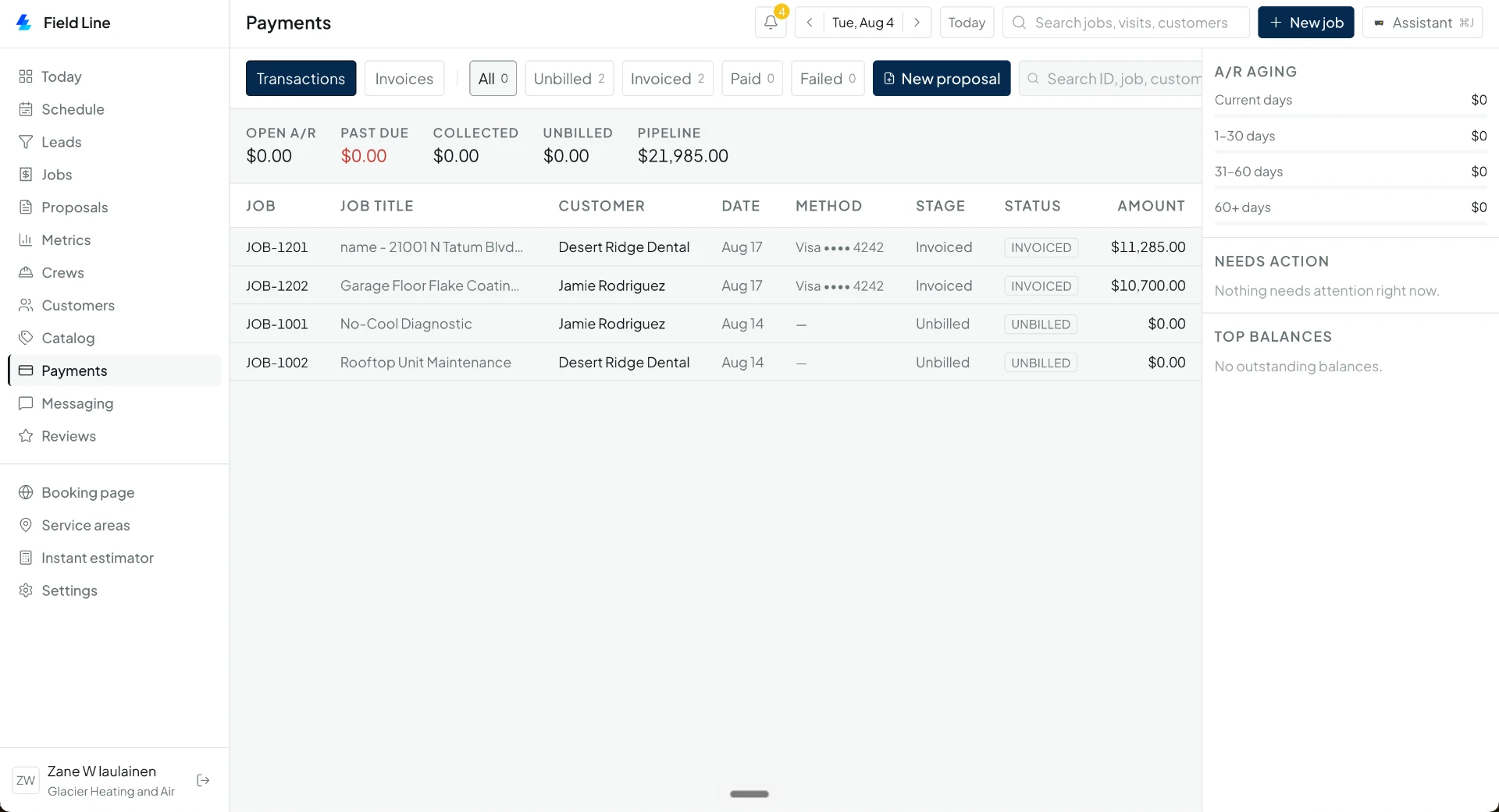 Invoicing & Billing